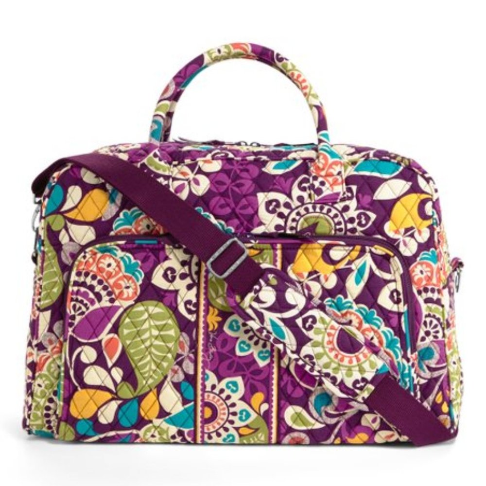 Vera Bradley Weekender Bag in Plum Crazy